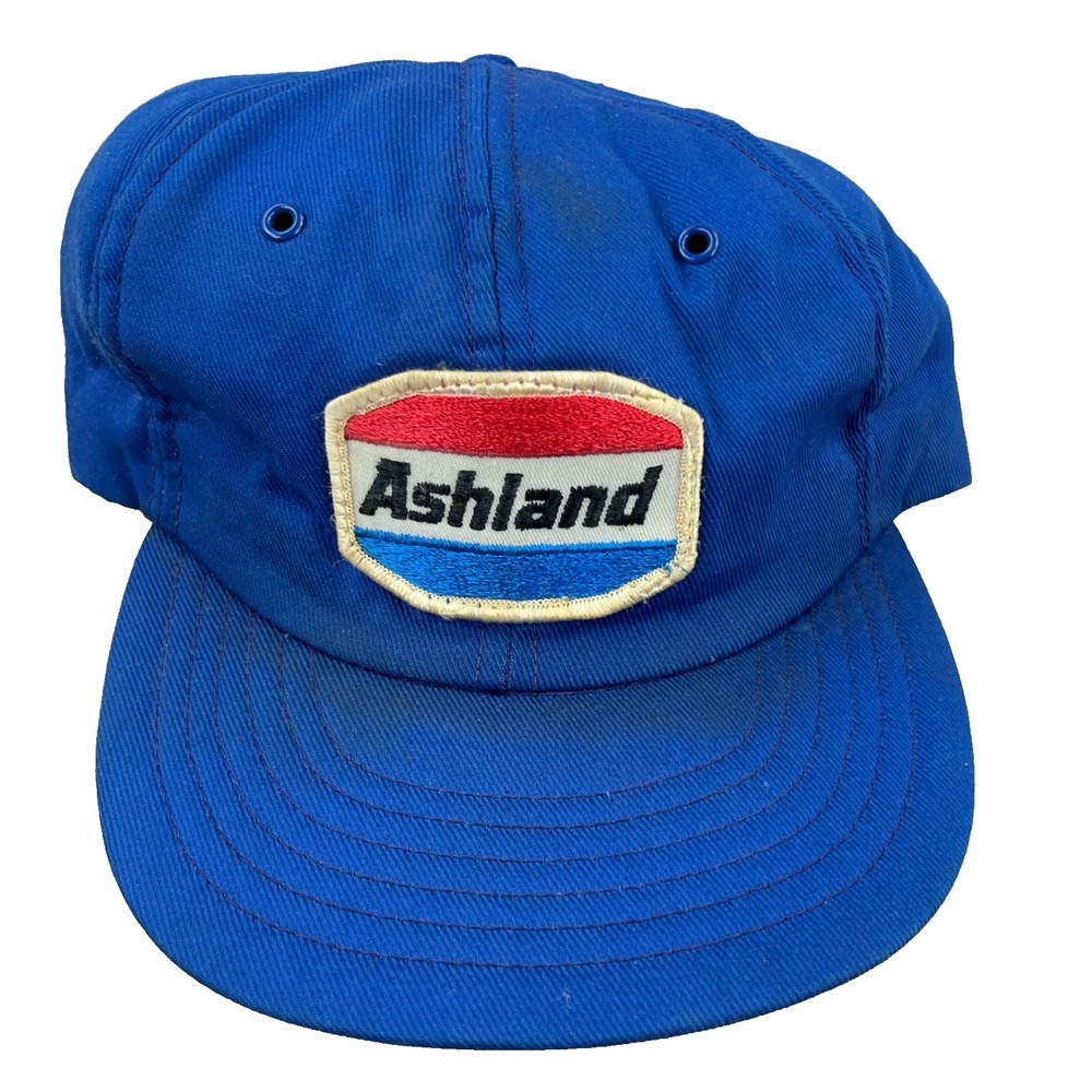 Vintage Ashland Petroleum Trucker Hat Cap Snapback Made In USA 80s Patch Oil Gas